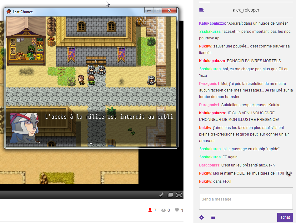E-m sur Twitch