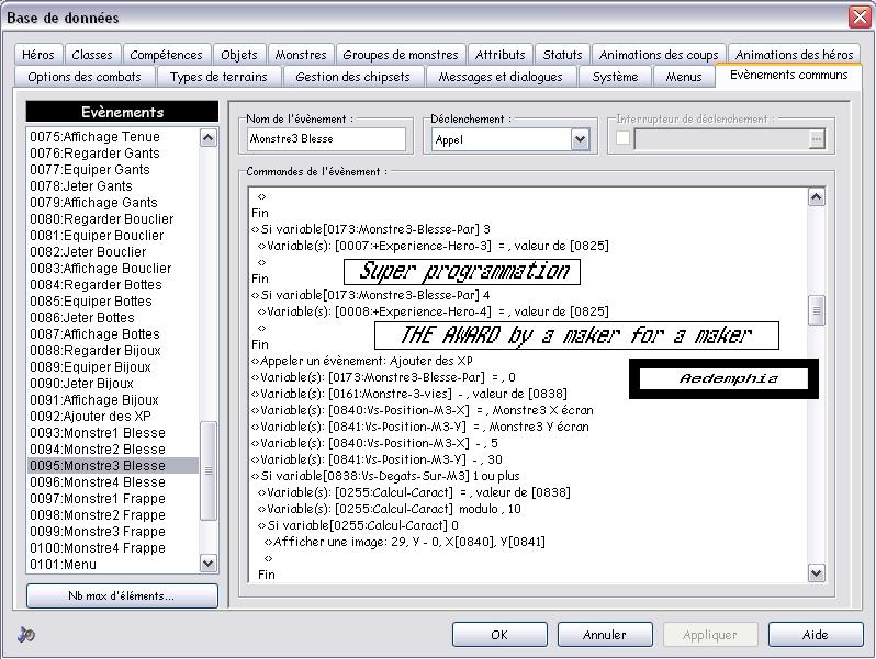 Meilleure programmation (2003-2004) Award de Meilleure programmation (2003-2004)