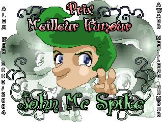 Meilleur humour (2003-2004) Award de Meilleur humour (2003-2004)