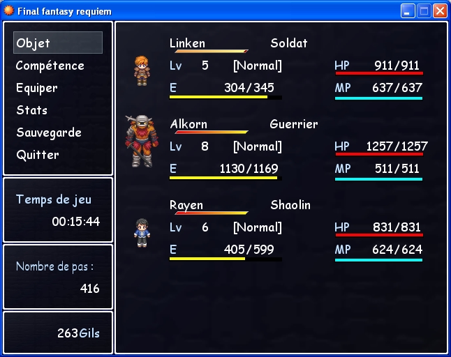 Final Fantasy Requiem (2006) Screenshot de Final Fantasy Requiem (2006)